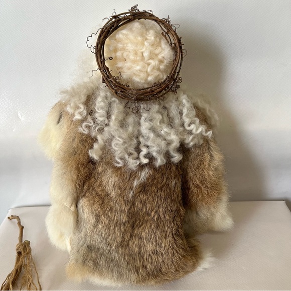 Vintage Handmade Santa Rabbit Fur - Picture 4 of 7